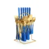 Blue Golden 24pcs