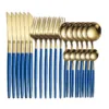 Blue golden 24pcs-11