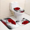 Bathroom Rug Mat-3Pcs