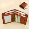 Bifold - Yellow Brown (full Leather) - Anti-theft Brush