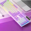 White Purple Keyboard