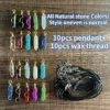 10pcs Pendants + 10pcs Necklac