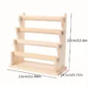 Solid Wood 4-layer Bracelet Rack