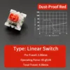 Dust-Proof Red