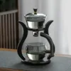 Grey Glass Tea Set