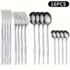 16pcs Silvery