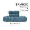 Blue Bath Towel Set