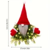 Christmas Lighted Pine Needle Hat Garland